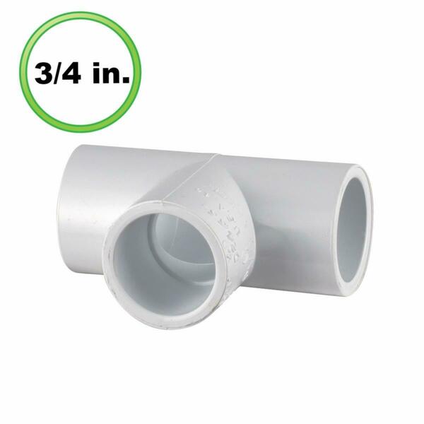 Circo 0.75 in. Utility Grade PVC Pipe Tee 122-U